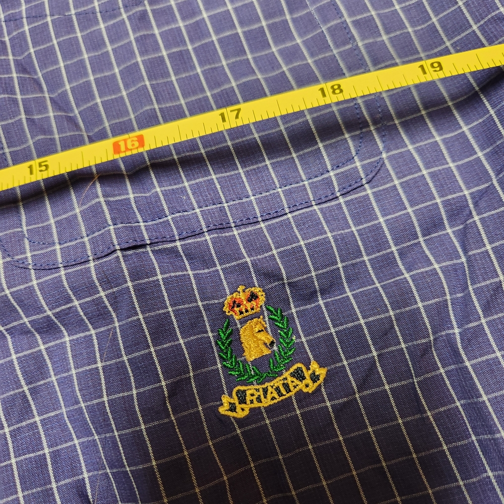 Wrangler Blue Button Down Shirt - Picture 7 of 10